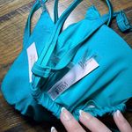 Victoria's Secret Elegant Victoria Secret Teal Bikini Y2K Top Women's Swimsuit XL NWT bling Photo 10