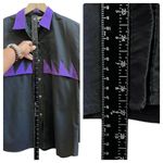 Vintage Roper Women’s Western Black Purple Button Up Shirt Size Large Made USA Photo 6