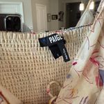 Paige  Floral Jumpsuit Size 8 Color Cream Pink Photo 2