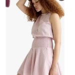 J.Crew Womens Xs Pull-On Skirt Linen Smocked Elastic Waist Mini 100% Linen NWT Photo 2