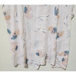 Rachel Zoe Floral Linen Top Womens Size XL Dolman Button Back Multicolor Photo 6