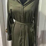 Prologue  Olive Long Sleeve Dress with Belt in M Photo 0