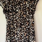 Style & Co Brown / Black Short Sleeve Blouse Size XL Photo 7