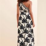 Farm Rio  One-Shoulder Black and White Dress Photo 2
