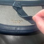 Kate Spade knot canvas saddle bag in like new condition, Navy blue MSRP $278! Photo 2