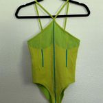 ZARA NWT  Contour Ribbed Bodysuit in Neon XS - Small Photo 1