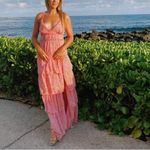 Likely ‎ Athena Tiered Maxi Dress Pink and Purple Size 8 Photo 3