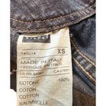 Sisley Women Denim Jean Distressed Jacket from Italy Size XS Sku 1087 Blue Photo 6
