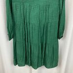 Anthropologie Maeve Green Amber Tiered Long Sleeve Babydoll Mini Dress Sz.XS Photo 10