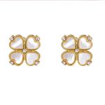 Kate Spade  • MOTHER OF PEARL CLOVER • STUD EARRINGS Photo 1