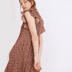 Madewell Pintuck Mini Dress in Florentine Floral size Small Photo 2