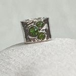 Chamilia Mickey Mouse 925 Sterling Silver Green Cubic Zirconia Charm Bead Photo 5