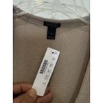 NWT Chic BOHO J.Crew sparkle scoop neck Beige women's H3655 shimmer Holiday S Tan Size 4 Photo 2