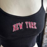 Brandy Melville  Black Tank with New York Logo Photo 1