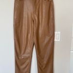 Abercrombie & Fitch  Vegan Leather 90's High Rise Curve Love Pants Women's Sz  Photo 1