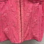 Barbie Pink Lace Bustier XS Open Criss Cross Back Photo 3