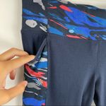 Athleta Be Free Capri Crop Pants Spliced Fire Photo 4