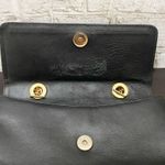 Vintage PALOMA PICASSO Italian Black Leather Gold Chain Shoulder Bag Photo 7