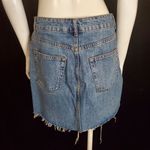 Topshop  Moto Distressed Blue Denim Skirt (10) Photo 4