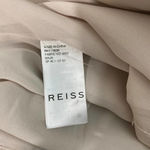 Reiss  Maja V-Neck Metallic Top‎ in Neutral Photo 12