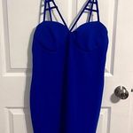 Charlotte Russe Midi Electric Blue Dress Photo 0