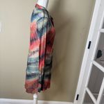 WESTON WEAR Sheer Patterned Button Up Shirt Dress Tunic Size Large Photo 9