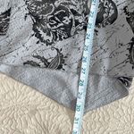 Habitat  Clothes To Live In Asymmetrical Blouse Paisley Print‎ Size XS Gray Black Photo 10