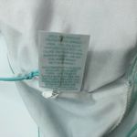 Kona Sol  Bikini Top Tie Back Printed Removable Cups Blue Green M Photo 3