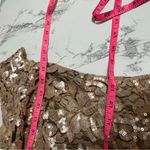 Tadashi Shoji  BHLDN Odette Lace Sequins Maxi Sz 2 Photo 5