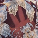 Free People EUC  Floral Embroidered Dress Purple Size 4 Photo 7