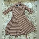 ELEGANT PRACTICAL MIDI DRESS 🌻🌻🌻 Brown Size 2X Photo 5