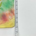 Cat Print Canvas Tye dye floral Rasta colors tote Bag Yellow Photo 10