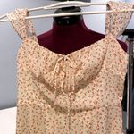 Pomelo Cherry Print Midi Dress Smocked Sundress Sleeveless Summer Coquette | M Red Size M Photo 7