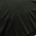 Mossimo Supply Co Mossimo Short Sleeve Sweater Black with Plunging Neckline  •Size Medium Photo 6