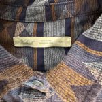 Woolrich  Women's Aztec Geometric Button Down Shirt Flannel Size Large Western Photo 1