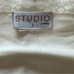 La Perla  Studio Nightgown Off White Long Sleeve Lace Trim Sz 2 Photo 1
