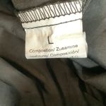 Black Size Large Cargo Pants With Multiple Pockets & Drawstring Waist. Preloved Photo 4