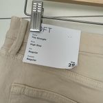 Ann Taylor Loft Women’s 29 The Straight Cream Jeans New Photo 2