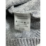 Womans Belle By Belldini Long Sleeve Pullover Sweater XL Grayish Blue Pearls Photo 3