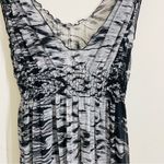 Joie  Silk Black and Gray Maxi Dress Abstract Print size S Photo 3