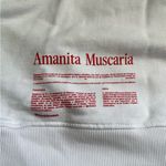 WeedGreen Amanita Muscaria Mushroom Printed Graphic Sweater Size Large Red Photo 4