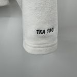 The North Face TKA 100 jacket women's XS pullover fleece 1/4 zip mock neck white Photo 4