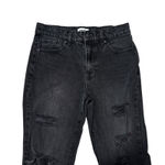 RSQ Womens Black Distressed "Baggy Jean" Denim Pants Size 14 Photo 1