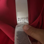 Gap  Vibrant Sled Red Halter Blouse,Size S,Satin,100% polyester,Made in Vietnam Photo 12