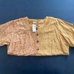 Handmade Patterned Button Up Top Photo 1