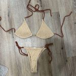 Tan Textured Bikini Set Photo 0
