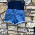 Time & Tru Maternity Jean Shorts belly band size Small 4-6 Photo 6
