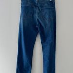 MOTHER High Rise Rider Skimp Jeans in Hue Are You 32 Blue Photo 8