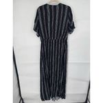 City Chic  Striped Maxi Dress Women 14 Black Preppy Contemporary Feminine Photo 1