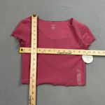 NWT Arizona Body Crop Top XS Womens Sleepwear Rose Wreath Short Sleeve Pink Photo 2